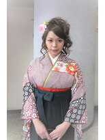 ハービス&nbsp;卒業式　ヘアーメイク、着付け