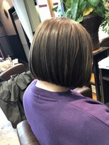 ナトゥーラ 岐阜(Natura)&nbsp;グレージュぱっつんボブ☆