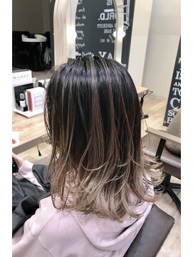 クレア 相武台(CREA) CREA相武台前 コントラストバレイヤージュ