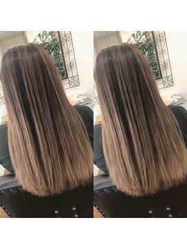 リズ オブ ヘアー(Lis of hair) グラデーションカラー☆ミルクティー【大橋】＠lis_oohashi