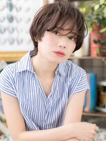 カバーヘア ブリス 上尾西口店(COVER HAIR bliss)&nbsp;黒髪も◎外国人風ニュアンスラフショートa上尾20代30代40代!