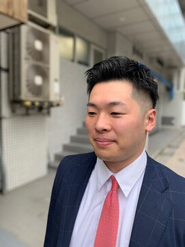 バーバー ヤマミチ(BARBER YAMAMICHI) ショートツーブロックパーマ