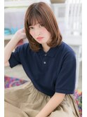 ふわっとまとまる♪束感ストレートa