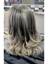ステランサ ヘアークリエイション(Stelanza hair creation)&nbsp;ブリーチ×ノーブル×チャコール