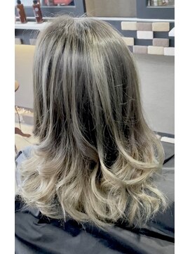 ステランサ ヘアークリエイション(Stelanza hair creation) ブリーチ×ノーブル×チャコール