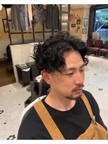 ルドローブラントオオサカ(LUDLOW BLUNT Osaka) 【LUDLOW BLUNT】田村真也 ハードパーマ ツーブロック くるくる