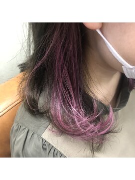 スクリバイタヒエ(SUKURI by tahie) #インナーカラー　#ピンク