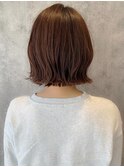 暖色×ボブ