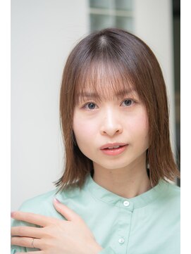 ヘアメイク ルエル(Hair Make Ruelle) 切りっぱなしブランジュ