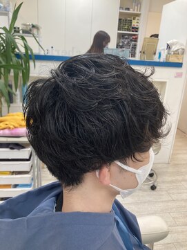 アルターシェリー(aL-ter che'rie) ☆ツーブロックマッシュ 束感 波巻き  ☆ニュアンスパーマ