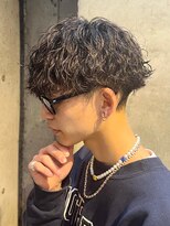 ローウェ バイ フィフス 立川メンズサロン(Louwe by fifth)&nbsp;波巻きパーマツイストスパイラルパーママッシュメンズパーマ