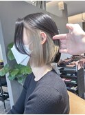 20代30代40代ショートイヤリングカラー耳掛けロブヘアー赤み消し