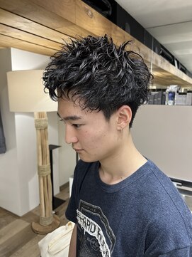 サーリー(SURLY) メンズパーマスパイーショートマッシュメンズショートパーマ