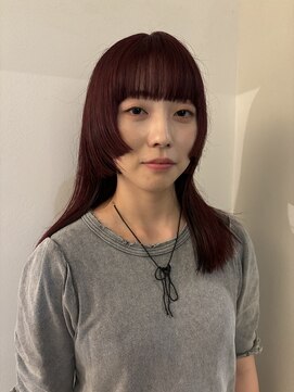 カシ 中目黒(CASI) ダブルカラーで魅せる！カシスボルドーカラー