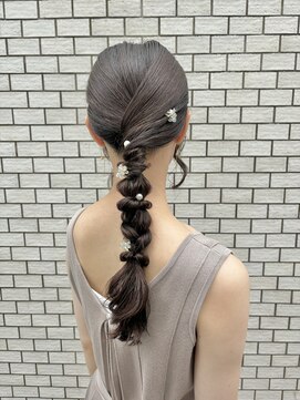 アッシュ 下北沢店(Ash) タイトな編みおろしアレンジ