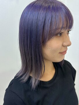 ジェムヘアスタジオ 湘南平塚南口店(Gem Hair Studio) エフェクトブリーチ×ラベンダー 【Gem 神原】