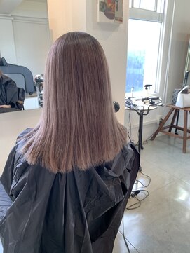 大須賀美容室 けやき通り店 ミルクティーベージュ