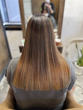 ベレッタ 松井山手店(veretta.) ブリーチ毛に感動ストレート☆