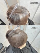 エクラート ミリア 船橋(ECLART milia)&nbsp;《魅せるグレイヘア》白髪ぼかしカラー/白髪染め[船橋]