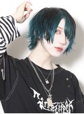 ウルフカット/ウルフ/中性的/アンブレラカラー
