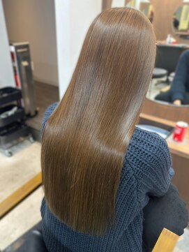 リッチ 菊名店(Rich) 髪質改善トリートメント　艶髪　ブラウンベージュ　透明感カラー