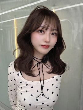 ボタン ハカタ(VOTAN hakata) 【votan hakata 中村珠梨】顔周りカット/赤み消しカラー