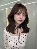 ボタン ハカタ(VOTAN hakata) 【votan hakata 中村珠梨】顔周りカット/赤み消しカラー