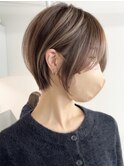 ミルクティーベージュダブルカラーインナーカラーケアブリーチ