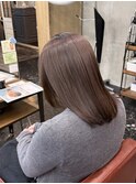 質感再整　髪質改善　艶髪　ココアブラウン