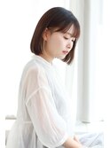 シンプルボブ×シークレットインナーカラー