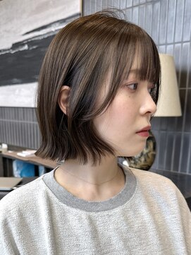 ノード(NODE) 栄顔まわりレイヤーくびれ巻きベージュ