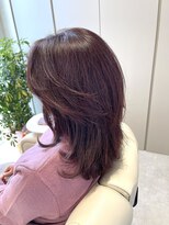 ミュール(miyuru)&nbsp;ツヤありピンクカラー