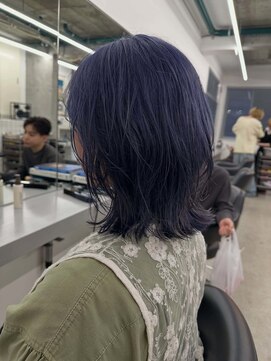 テンション(tension) ブリーチカラーダブルカラーレイヤーボブ大通駅バスセンター駅