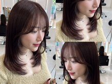 レイヤーカットでお悩み解決！ワンカールで可愛い韓国ヘアはマーシュ（marshu）で叶います！
