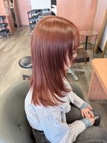 ヘアメイク 想倶楽部&nbsp;艶カラー+顔周りレイヤー