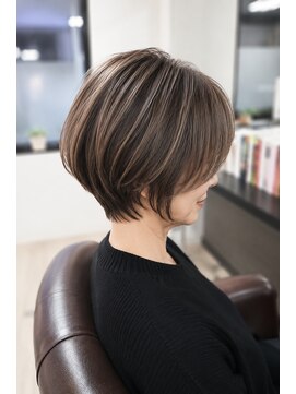 サロンアンドスパ ピュア 坂戸店(salon&spaPURE) 大人美シルエットショートボブ