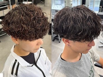 ACRO men's salon 本店【アクロメンズサロン】【9月中旬NEW OPEN(予定)】の写真/【平日限定：メンズカット＋パーマ￥16,000】精密なカット×圧倒的パーマ技術で理想のスタイルへ[men's]
