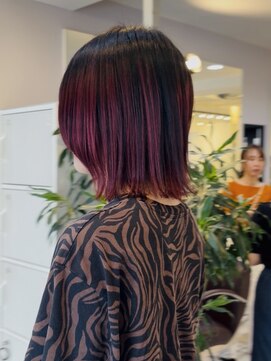 ヘアーアンドカラー ルジャルダン 葛西店(le jardin) ハイトーンのグラデーションカラー
