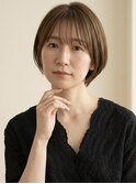 大人可愛い透明感アッシュ×マッシュショート