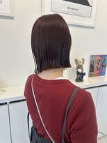 ウシワカマル ミライ(USHIWAKAMARU MIRAI)&nbsp;ダブルカラーチェリーレッド×外ハネボブ