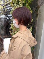 クリーク ボイス ヘアー 東原店(CLIQUE voice hair)&nbsp;ナチュラルブラウン/顔まわりカット/デザインカット