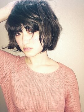 ビグディーサロン(BIGOUDI SALON) 《ツヤ感》オフィス×ヌーディーボブ