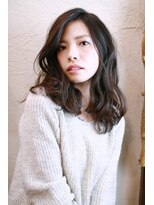 トヌコア ルア 下北沢店(TONUKOA RUA)&nbsp;【TonukoaRua】ナチュラルグラデーションのミディーウェーブ