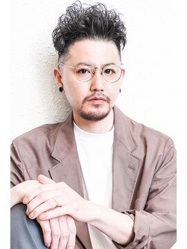 モニカ 西宮北口(Monica) ビジネス流行モテ髪サイドパート黒髪アップバングイケメン七三