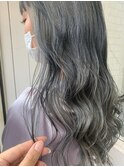 ハイライトアッシュブルー