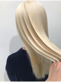 【GUEST_STYLE】White Blonde   #ケアブリーチ#ホワイトアッシュ