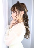 【OZ田中】大人可愛い編みおろしアレンジ#ヘアアレンジ