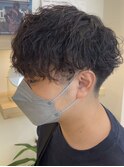 波打ちスパイラル/くるくるツイストパーマメンズ/波巻きパーマ