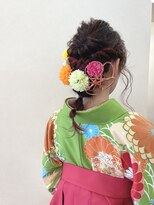 アヴァンヘアリゾート 鹿児島中央駅店(AVAN HAIR RESORT) 卒業式　袴スタイル