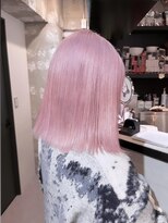 ペレ 渋谷(PELE)&nbsp;斜めバング/グレージュカラー/シルキーベージュ/渋谷/渋谷駅